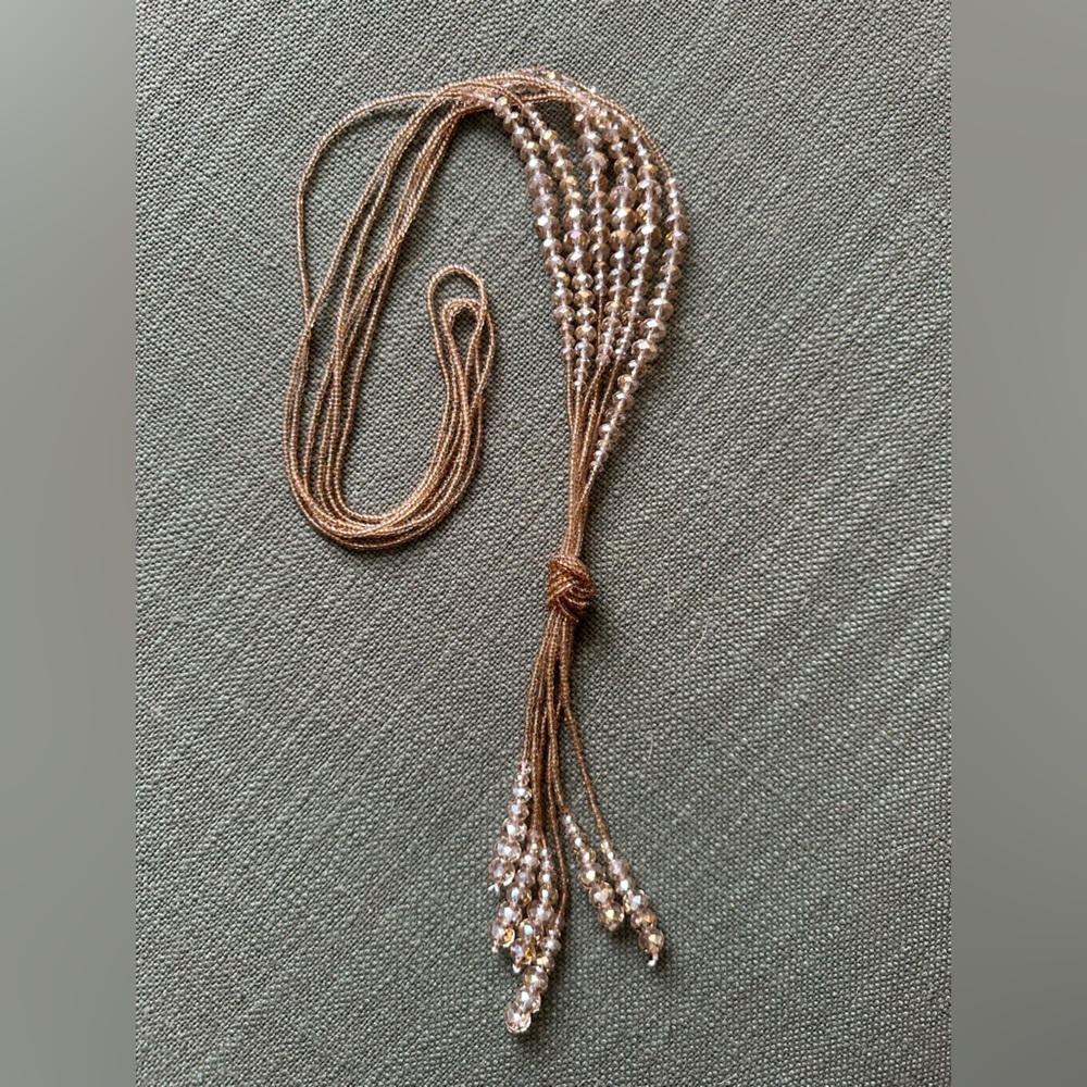 Elegant Gold Beaded Necklace